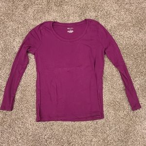 Women's Merona Purple Long Sleeve Shirt